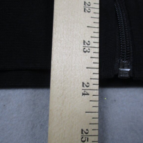 Lacoste Sport Jacket Mens Large Black 4 Lightweight Bi Material Hoodie Full Zip - Picture 4 of 9